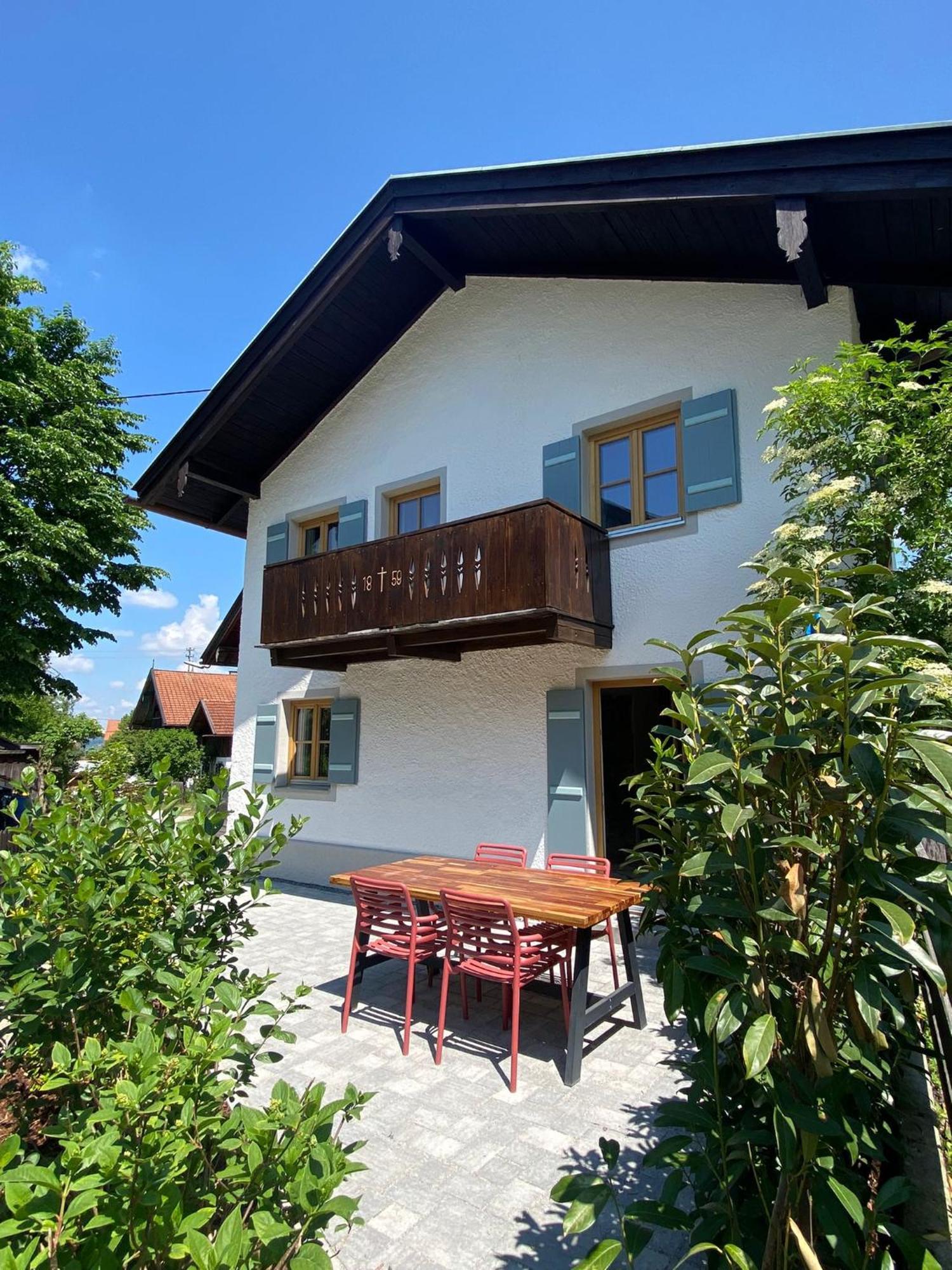 Neu - Ferienhaus Moritz & Josie Zur Alleinnutzung Ohlstadt Exterior foto